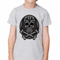 Remera Calavera Con Huevos Skull Bones Art