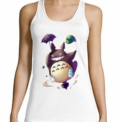 Musculosa Deportiva Anime Totoro Paragua Dibujo Animado