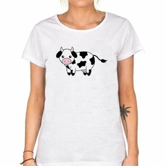 Remera Vaca Infantil Dibujo M1 - TiendaCubik