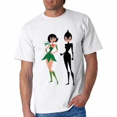 Imagen de Remera Samurai Jack Y Ashi Dibujo Animado Girl