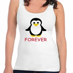 Musculosa Deportiva Together Forever Pinguinos Amor M2