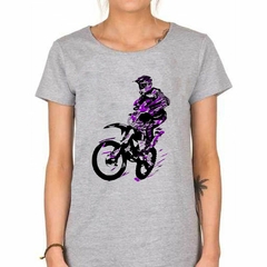 Remera Moto Deporte Violeta Extremo - comprar online