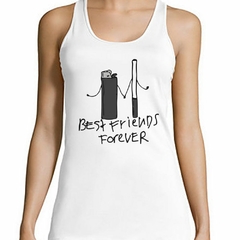 Musculosa Deportiva Best Friends Cigarrillo Y Encendedor - comprar online