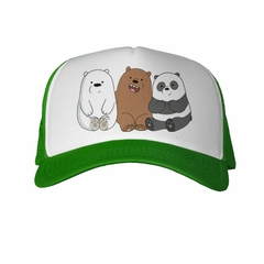 Gorra Panda Polar Bear Grizzly Bear Dibujo - TiendaCubik