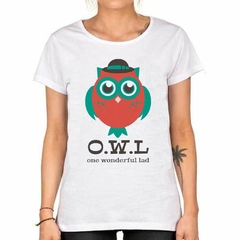 Remera One Wonderful Lad Buho Owl M2 - TiendaCubik