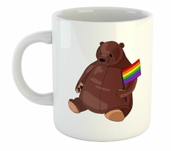 Taza Oso Bandera Gay Orgullo Colores