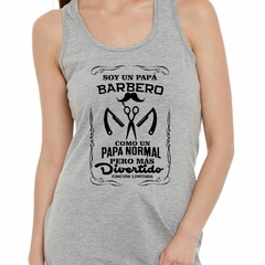 Musculosa Deportiva Papá Barbero Mas Divertido Ed Limitada - comprar online