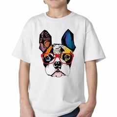 Remera Bulldog Hipster Colores Art - comprar online