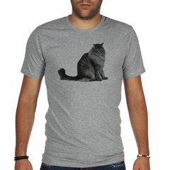 Remera Gato Siberiano Sentado - tienda online