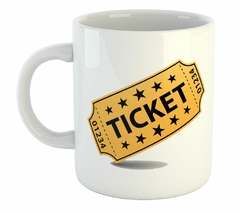 Taza Ticket Placa