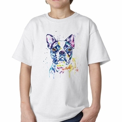 Remera Bulldog Art Watercolor M3