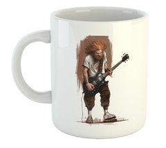 Taza Rock Guitarra Eletrica Man Musica