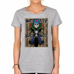 Remera Motorcycle Bad Boy Skull - TiendaCubik