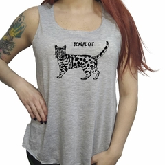 Musculosa Gato De Bengala Bengal Cat Vector M2