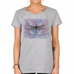 Remera Libelula Dragonfly Acuarela Dibujo - comprar online