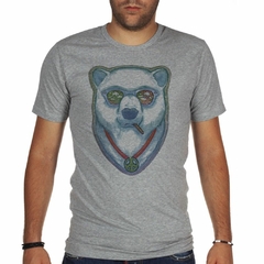 Remera Oso Con Gafas Simbolo De Paz