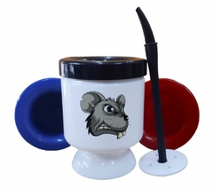 Mate Cara De Raton Enojado Art