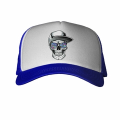 Gorra Calavera Cool Con Anteojos Y Gora