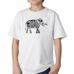 Remera Elefante Dibujo Lineas Vector M3 - tienda online