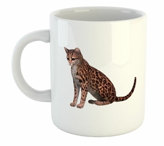 Taza Gato De Bengala Art