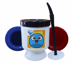 Mate Game Play Azul Boca Sorprendido