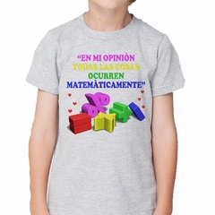 Imagen de Remera Matematica Diseño Dibujo