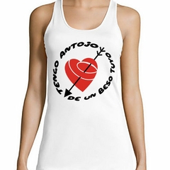 Musculosa Deportiva Tengo Antojo De Un Beso Tuyo - comprar online