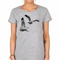 Remera Gaviotas Volando Dibujo Art en internet