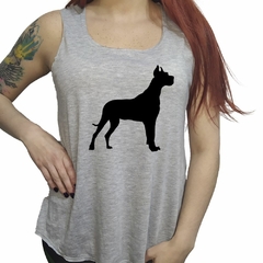 Musculosa Gran Danes Silueta Vector Dog