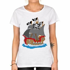 Remera Ship By Kids Buque Pirata #1 - tienda online