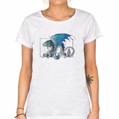 Remera Dragon Azul Atrapasueños Arte - tienda online