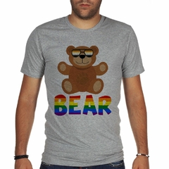 Imagen de Remera Lentes Bear Oso Colores Bandera Gay