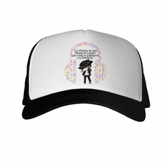 Gorra Musica Michael Jackson Diseño Notas - comprar online