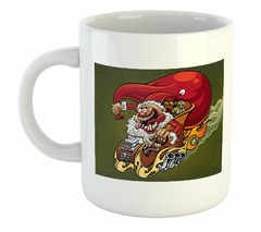 Taza Santa Claus Design Skulls