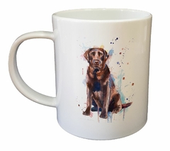 Taza Perro Labrador Pintura Watercolor - comprar online