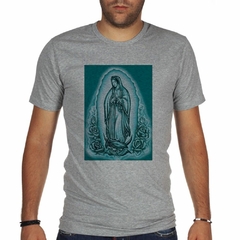 Remera Virgen De Guadalupe Turquesa Religion en internet