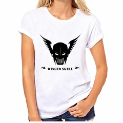 Remera Winged Skull Mascara Casco Guerrero en internet