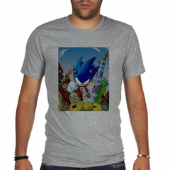 Remera Sonic Game Play Juego Ave Monedas