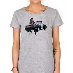 Remera Mujer Policia Patrullero Disparando - tienda online