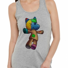 Musculosa Deportiva Dibujo Muñeco De Trapo Gato Cat - comprar online