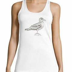 Musculosa Deportiva Gaviota Vector Dibujo Lineas Art - comprar online