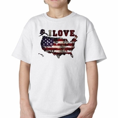 Remera I Love United States - TiendaCubik