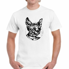 Remera Gato Sphynx Ilustracion en internet