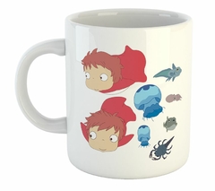 Taza Ponyo Mar Sirena Meduza #2