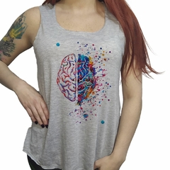 Musculosa Cerebro Watercolor Art Color