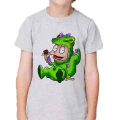 Remera Rugrats Tommy Dinosaurio Disfraz Verde