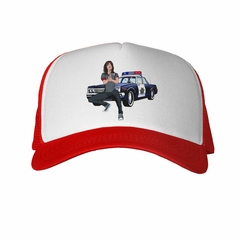 Gorra Mujer Policia Patrullero Disparando en internet