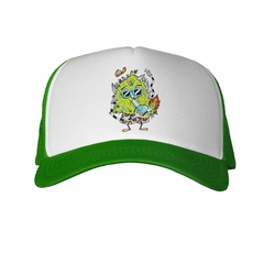 Gorra Cogollo Fumando Bong Cannabis - TiendaCubik