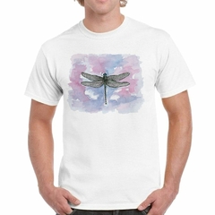 Remera Libelula Dragonfly Acuarela Dibujo