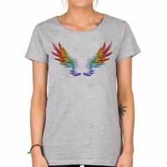 Remera Creative Art Colors Wings Alas - tienda online